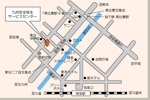 九州センター地図
