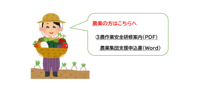 農業集団支援申込書