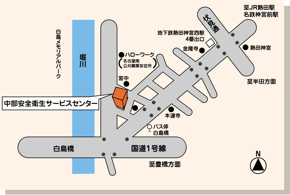 中部センター地図