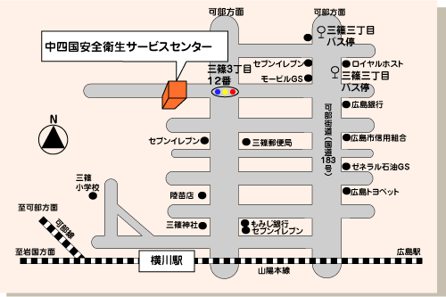 中国四国センター地図