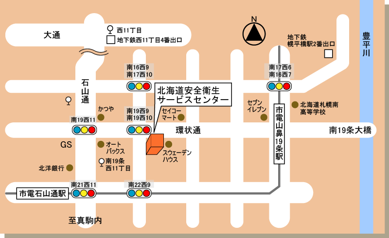 北海道センター地図