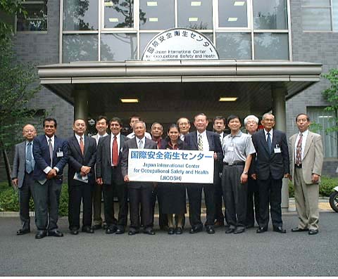 10 participants of the Business and Safety course from 10 countries: China, Indonesia, Korea, Malaysia, Mexico, The Philippines, Singapore, Taiwan, Thailand and Vietnam. 