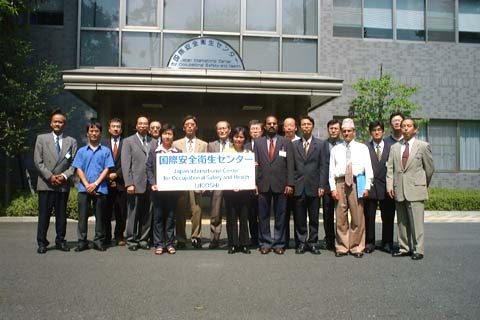 12 participants of the Work Environment Measurement and Improvement course from 9 countries: China, Indonesia, Korea, Malaysia, Nepal, Singapore, Taiwan, Thailand and Vietnam. 