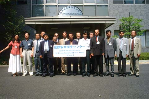 11 Participants of the Safety on Cranes, etc. course from 7 countries : China, India, Indonesia, Korea, Malaysia, Thailand and Vietnam.