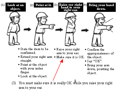 How to do pointing and calling