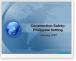 Construction Safety: Philippine Setting