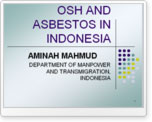 OSH and Asbestos in Indonesia
