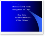 Chemical Hazards Management in China