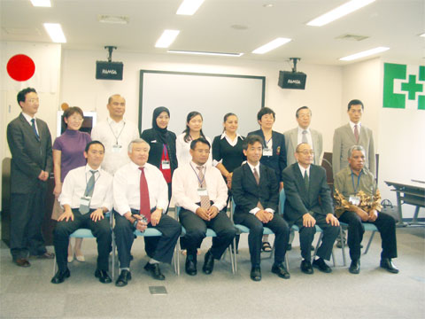 11 Participants of the Asbestos and Dust Control course from 8 countries;China , Indonesia , Malaysia , Mexico , Mongolia , Philippines , Thailand and Vietnam.