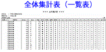 全体集計表(一覧表)