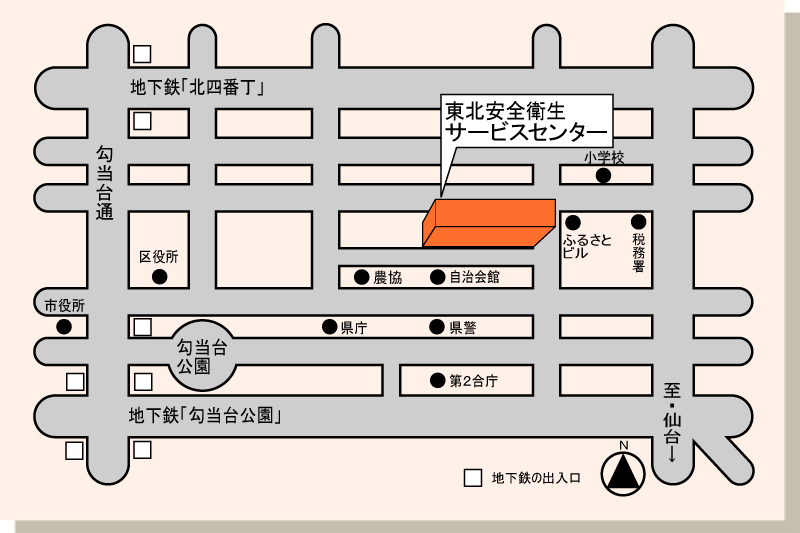 東北センター地図