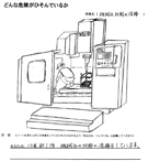 「機械内切粉の清掃」