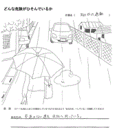 雨の日の通勤